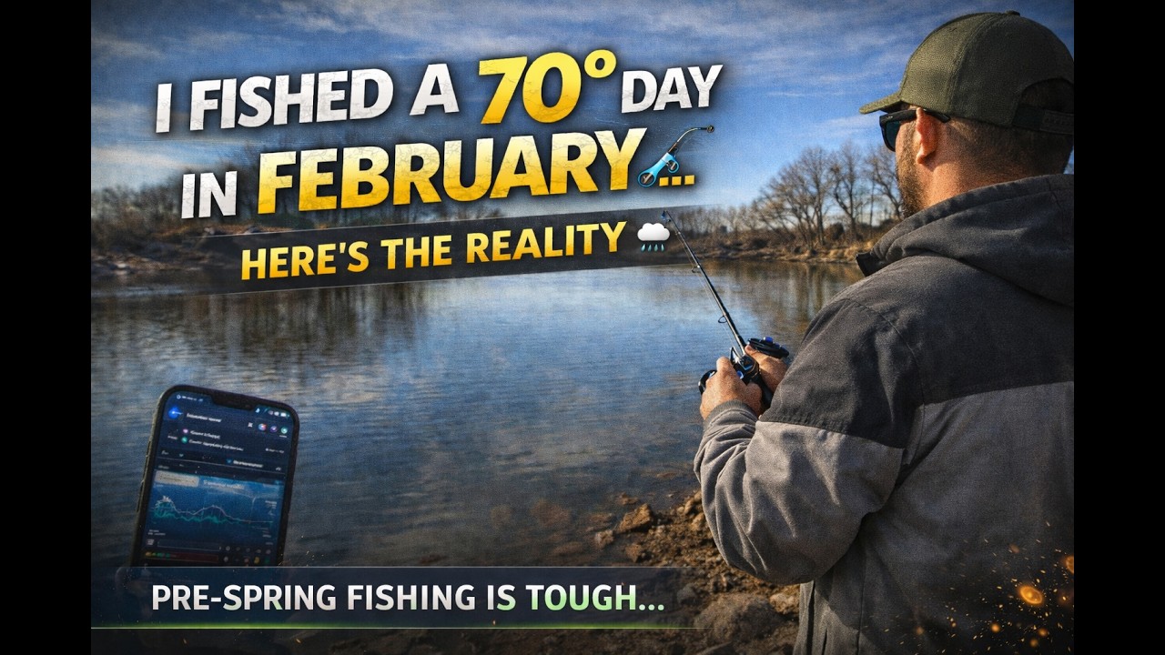 I Fished a 70° Day in February… Here’s the Reality🎣
