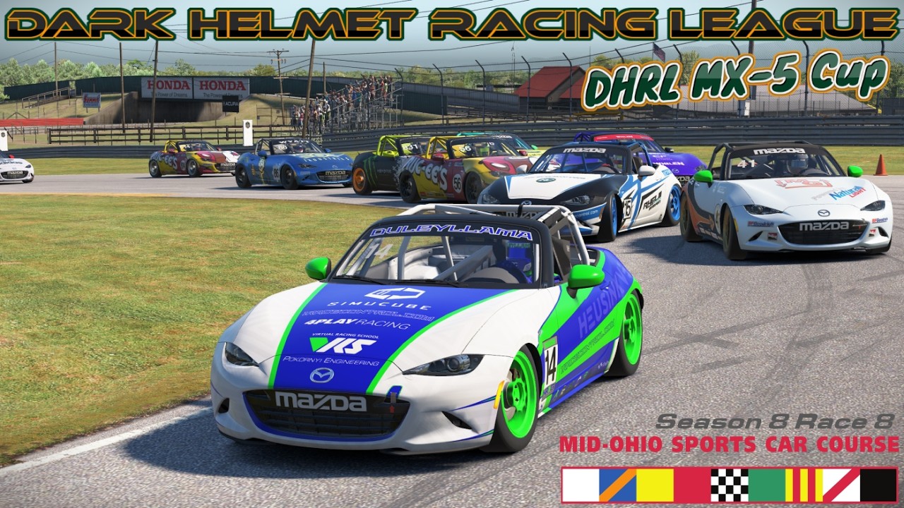 DHRL MX-5 Cup S8 Race 8 at Mid-Ohio