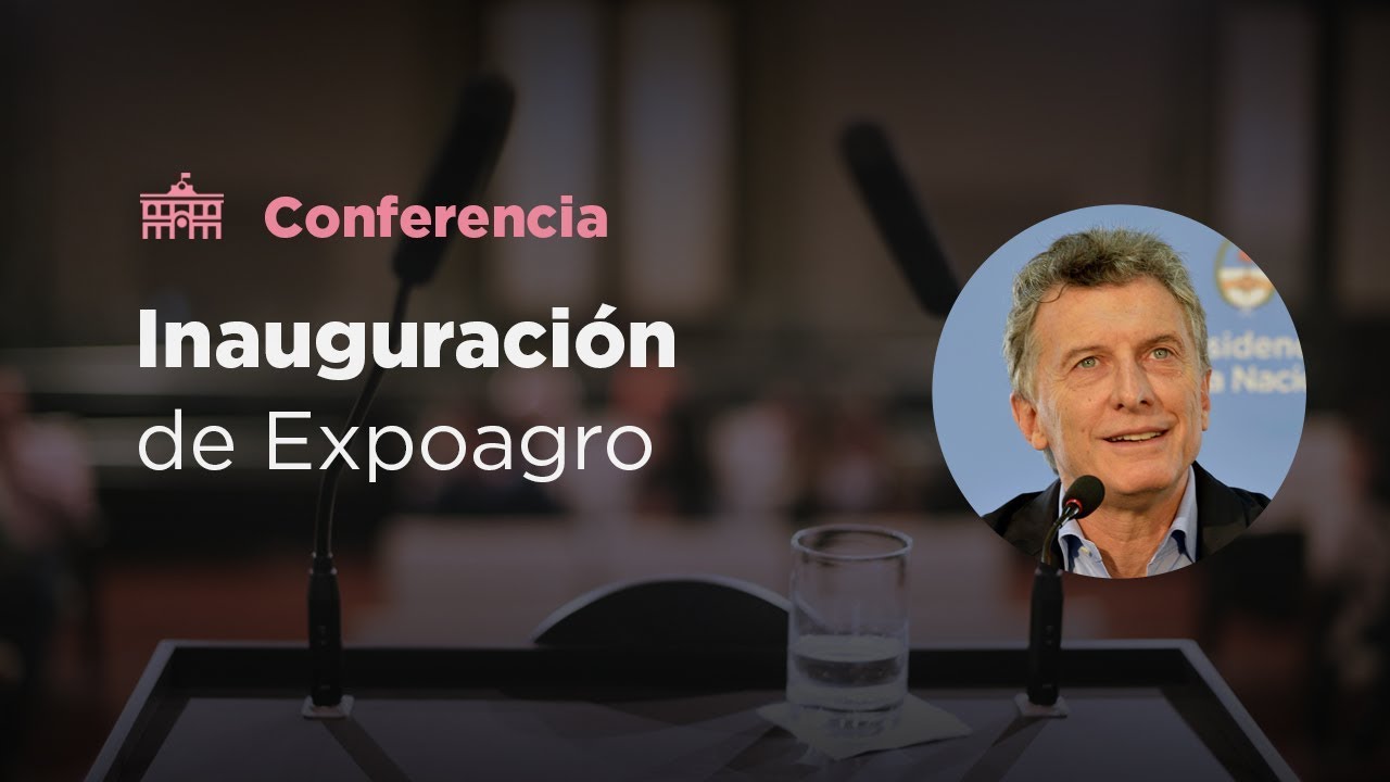 El Presidente Mauricio Macri encabezó la inauguración de Expoagro