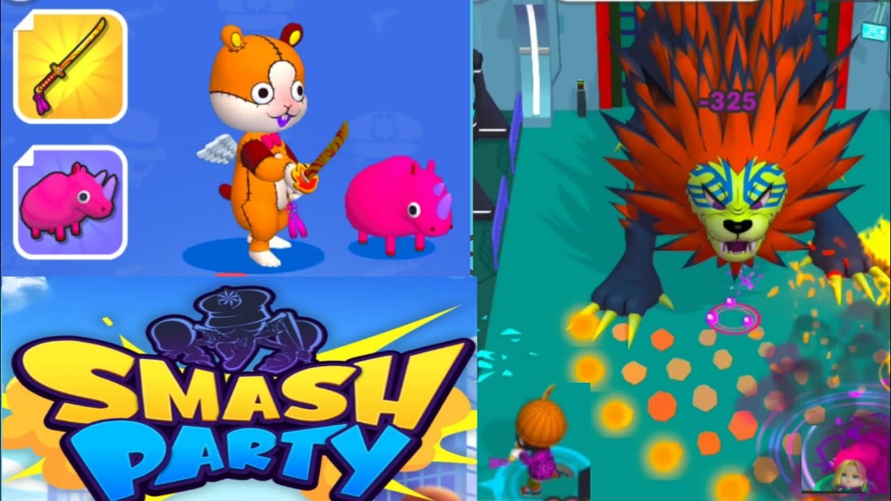 Smash Party-Hero Action Game||Defeat the final Boss👊#smash #gaming