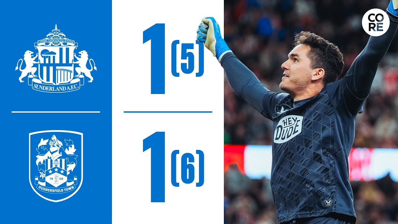 HIGHLIGHTS | Sunderland 1-1 Huddersfield Town (5-6 on Penalties)