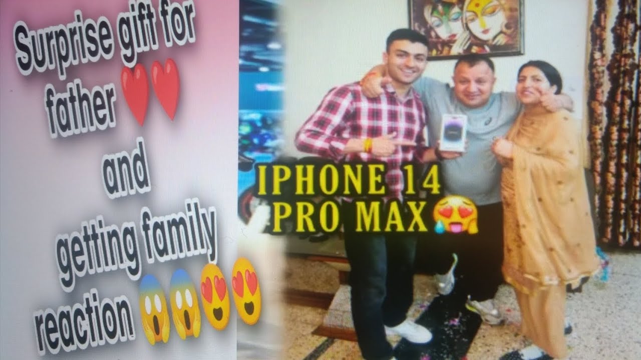 Miss u bhaiya amazing reaction Gifting iphone 14 promax for father by @PRORIDER1000AgastayChauhan 😍😱