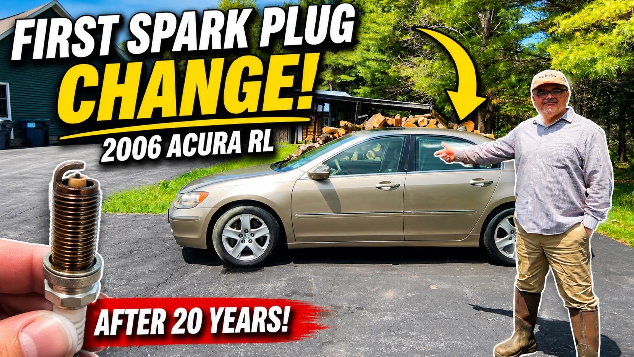 20 лет без замены свечей зажигания?! (Acura RL 2006 года)