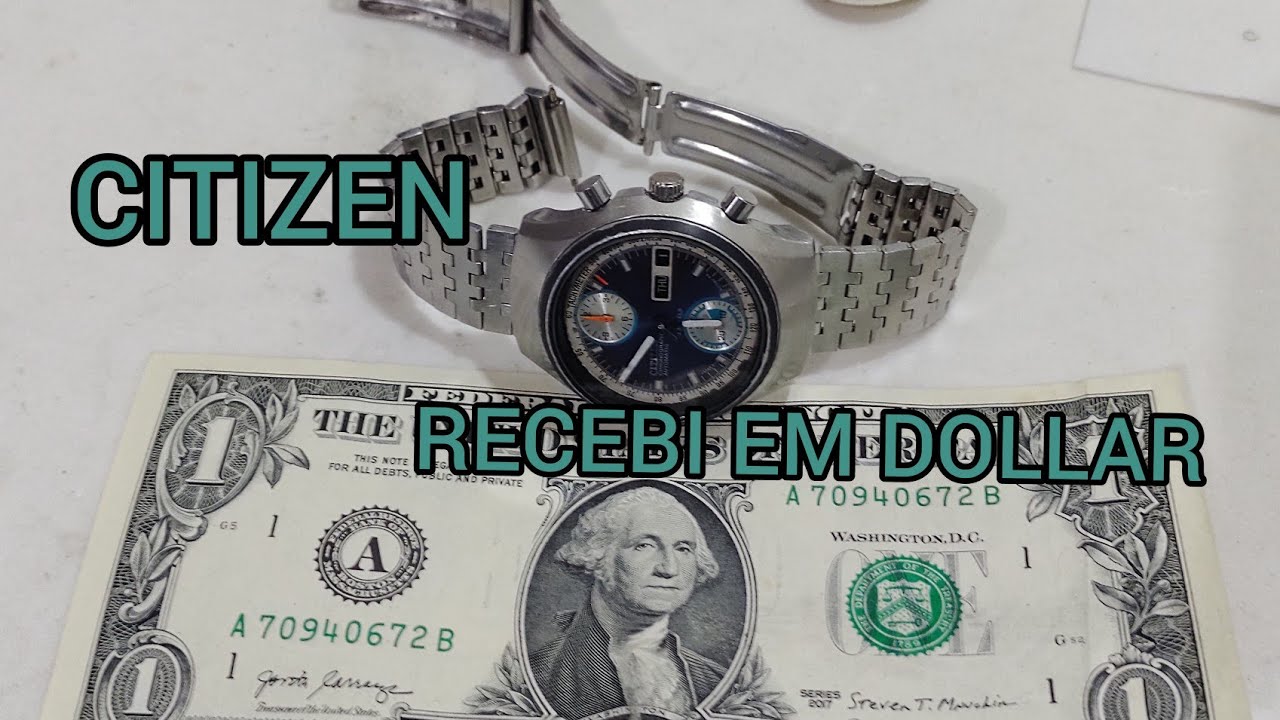CITIZEN CRONÓGRAFO AUTOMATICO - REVISÃO E TROCA DO VIDRO - #relogiosmasculinos