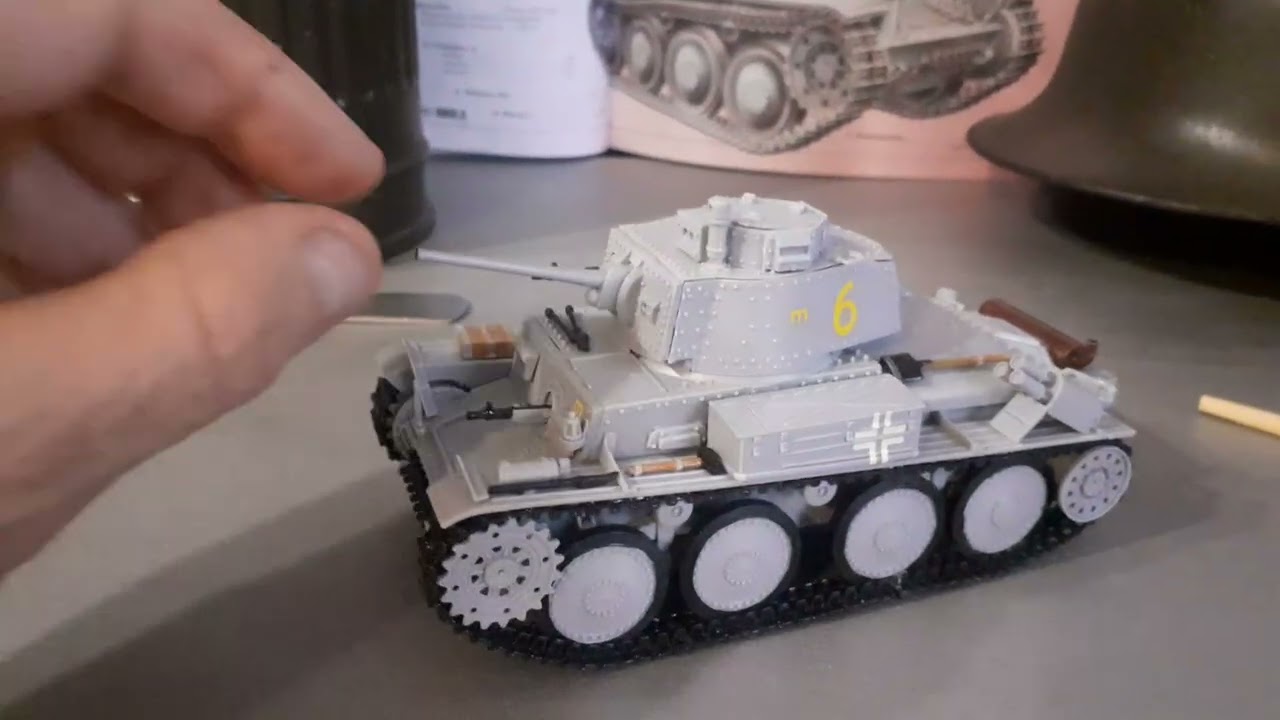 г.Плавск.Обзор моделей.1/35 Танк Pz.Kpfw 38(t)Ausf  G.Прага.