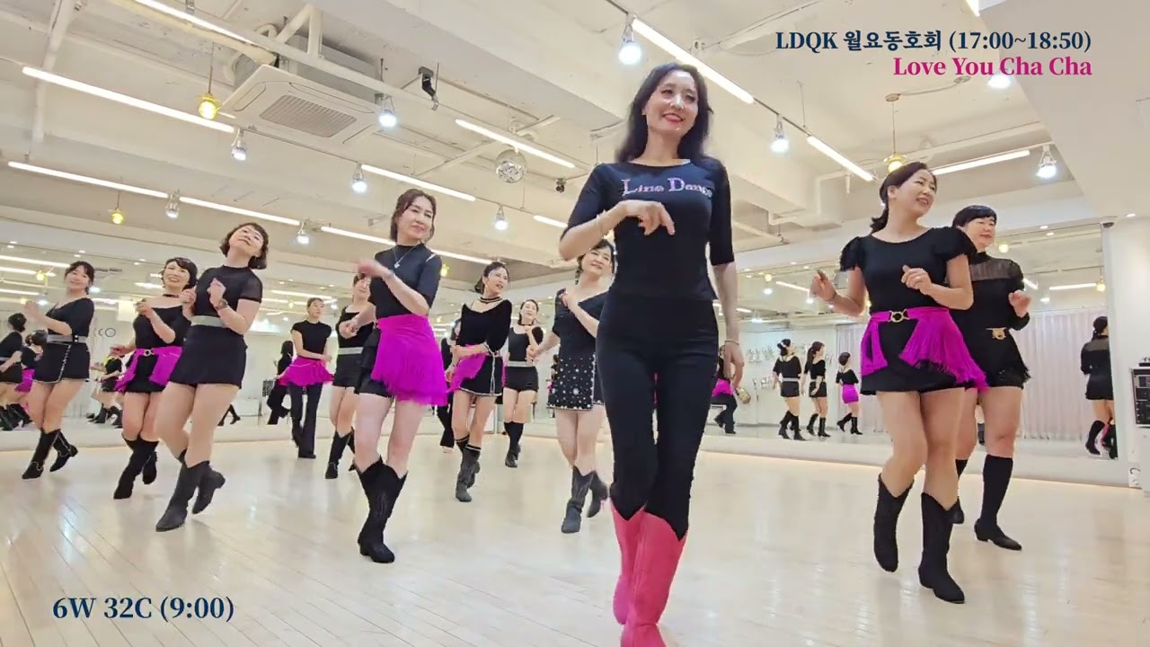Love You Cha Cha Line Dance l Beginner l 러브 유 차차 라인댄스 l Linedancequeen l Junghye Yoon