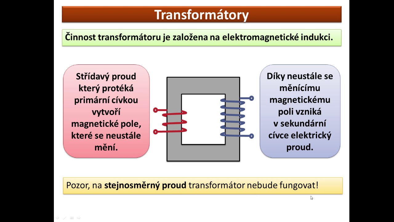 F9 – Transformátor – popis a funkce