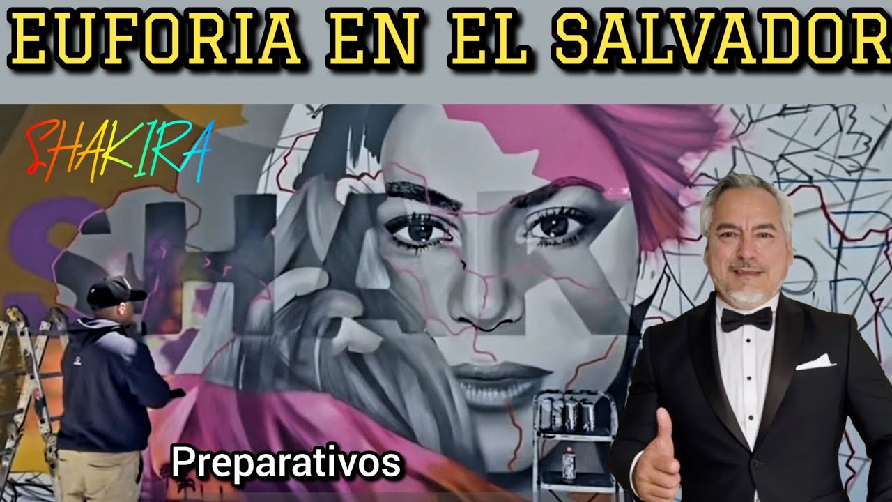 En vivo así los preparativos para los conciertos de Shakira #elsalvador