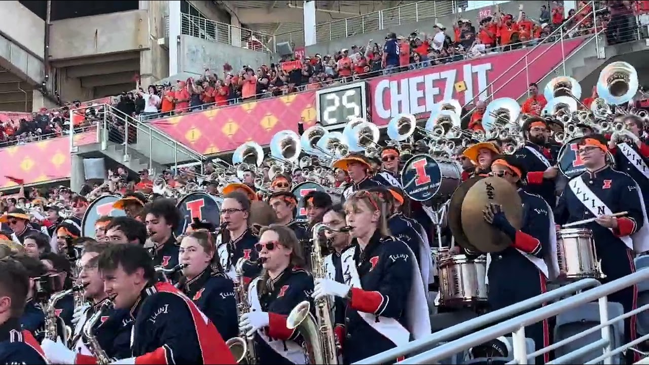 12-31-24 Citrus Bowl South Carolina vs Illinois featuring the University of Illinois Marching Illini