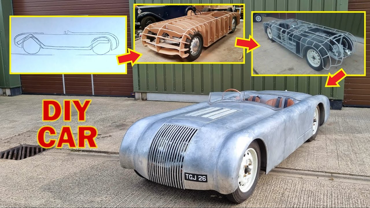 How to Design and Build a Car - ASMR - 3 Years in 16 Minutes