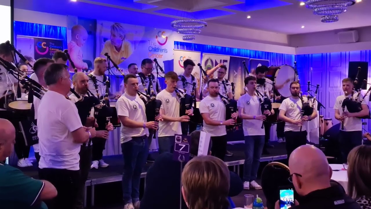 Inveraray&District Pipe Band-Raigmore and Sandy's New Chanter@Kids with Cancer Charity Concert 2023