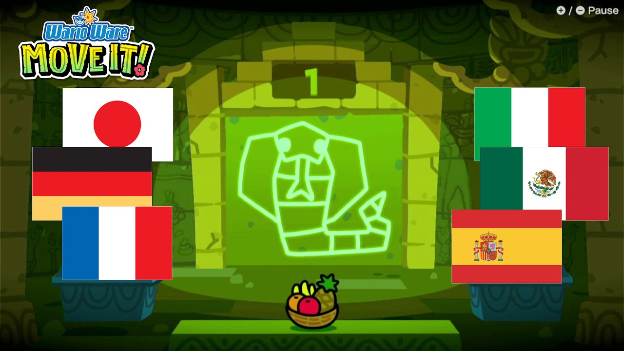 Thrill Ride in Every Language | WarioWare: Move It!