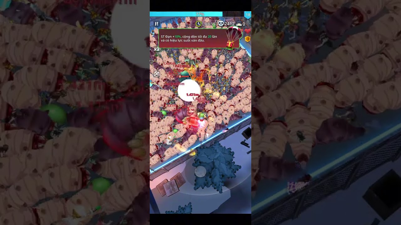 Zombie waves ải 87