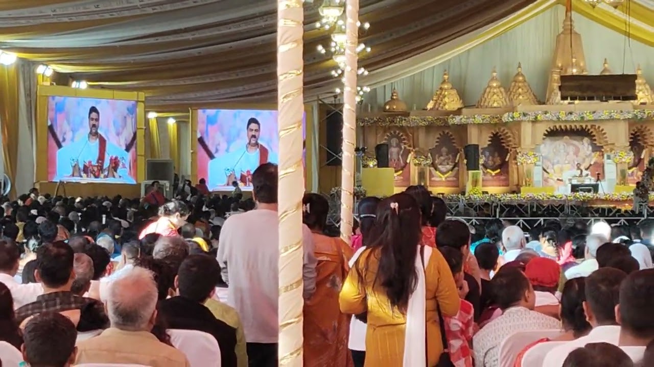 पूज्य श्री राजन जी महाराज जी का मुंबई में श्री राम कथा कार्यक्रम।
