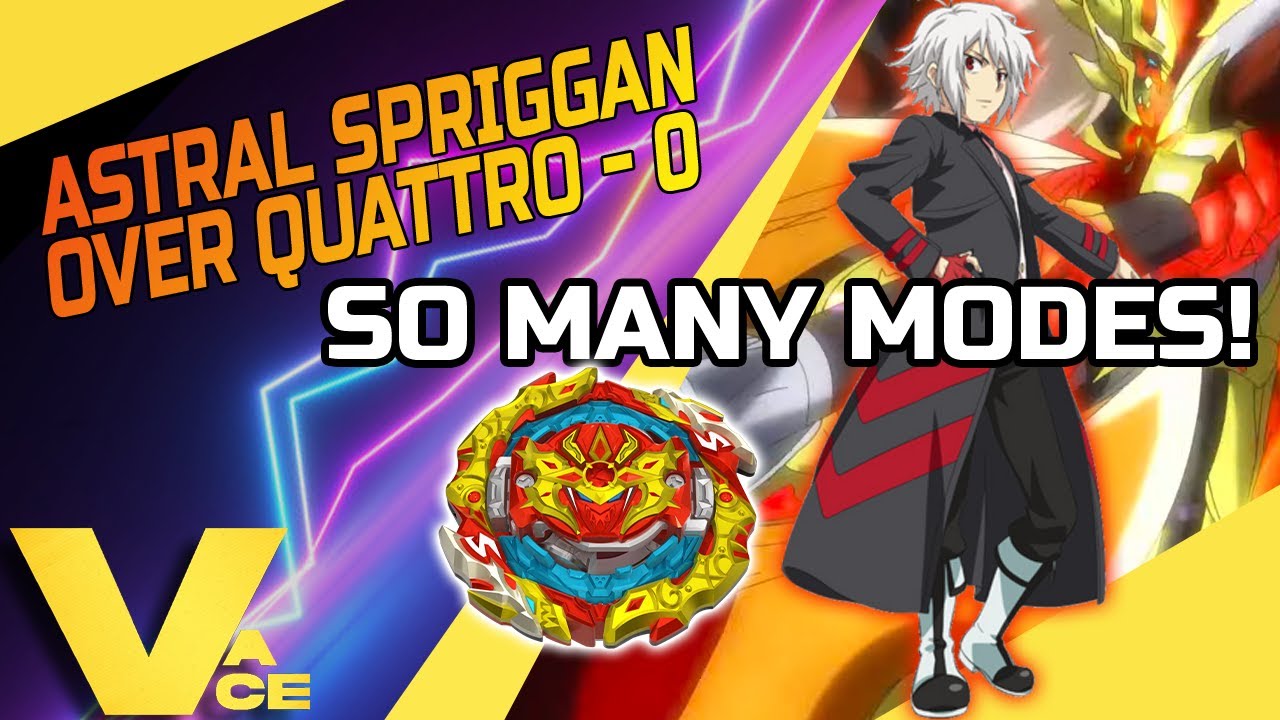 Beyblade Burst DB Astral Spriggan customizable set! So much stuff and modes on top of MODES!