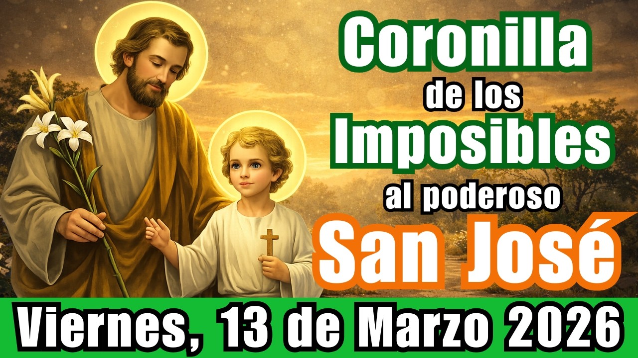 Coronilla de los Imposibles al Poderoso San José – Viernes 13 de Marzo de 2026