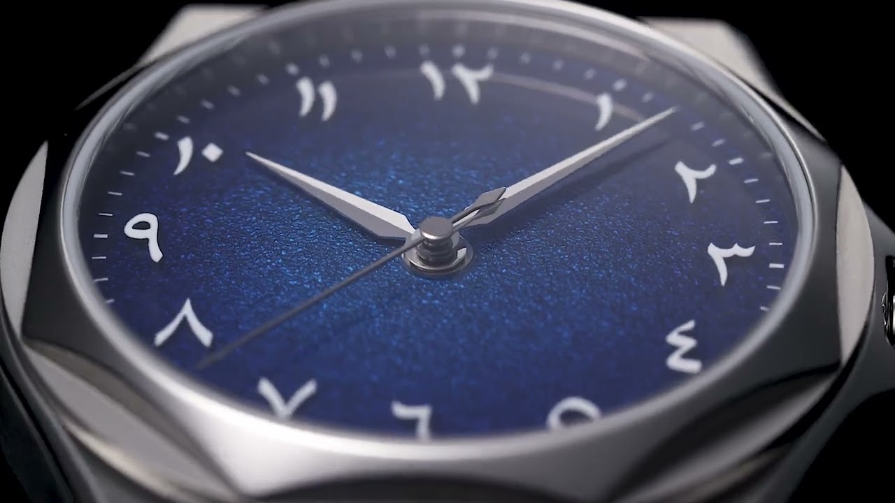 MANILONE Model S2 Watches, #FuméEnamel Dial, #GrandFeu Enamel, Pendentive Case Design.