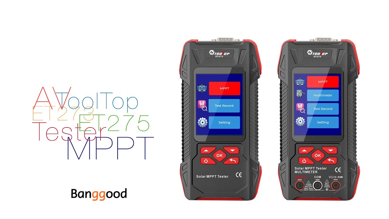 Tester solarny MPPT AV Tooltop ET275