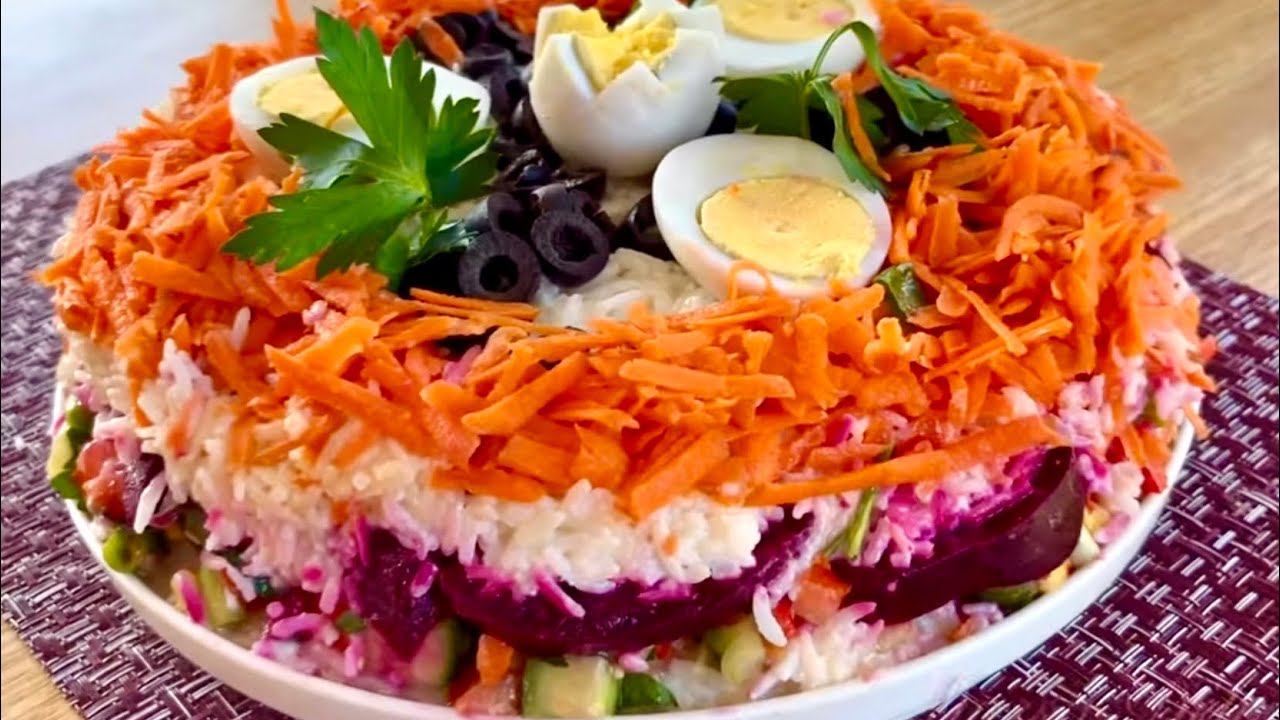 Recette De SALADE COMPOSÉE à ÉTAGES SIMPLE