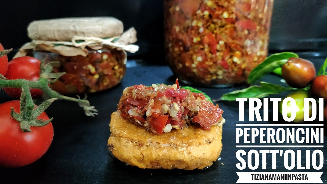 TRITO DI PEPERONCINI PICCANTI SOTT'OLIO🌶️