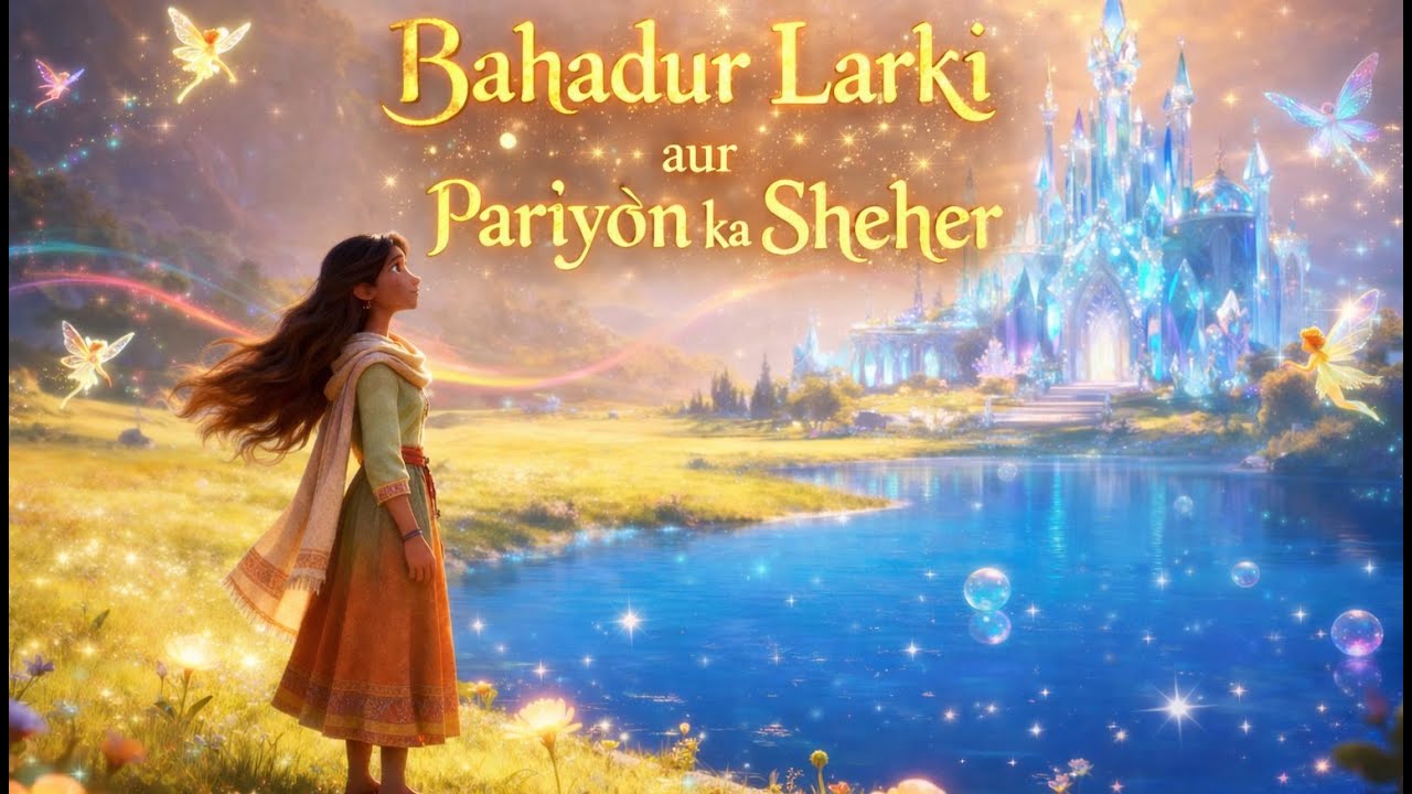 Bahadur Larki aur Pariyon ka Sheher 🌙 | 1001 Arabian Dastaan | Bedtime Story