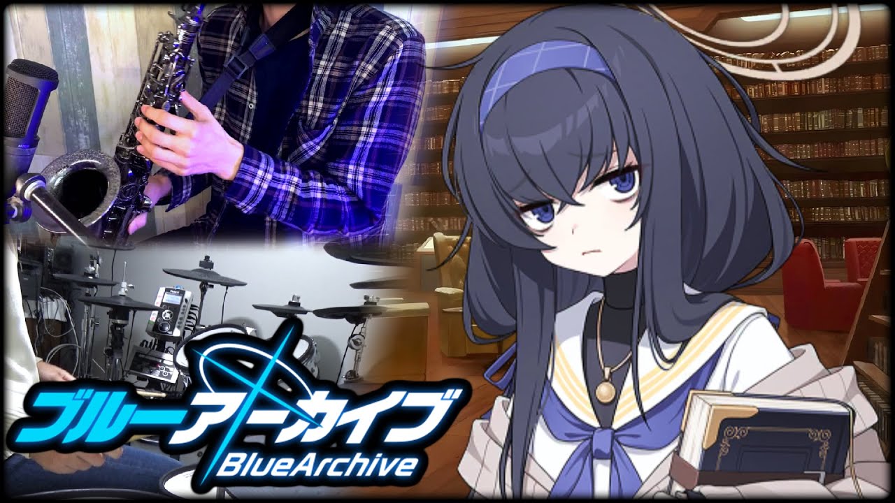 [Blue Archive OST] The Clumsy Sister and the Magician of the Old Library | Theme 109 (Sax + Drum)