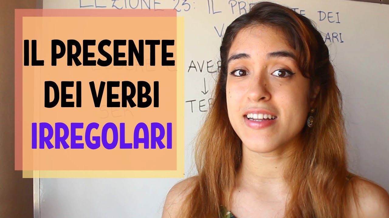 O PRESENTE dos verbos IRREGULARES no italiano!
