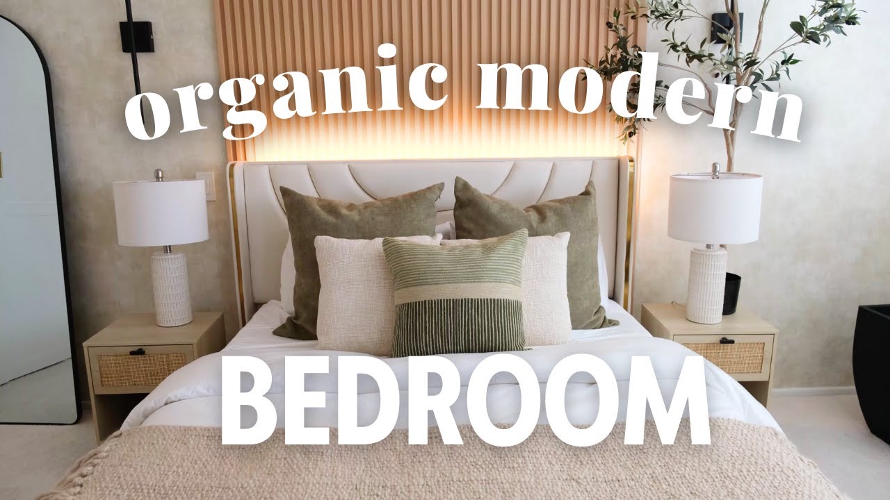 DIY BEDROOM MAKEOVER | Organic Modern Decor on a Budget