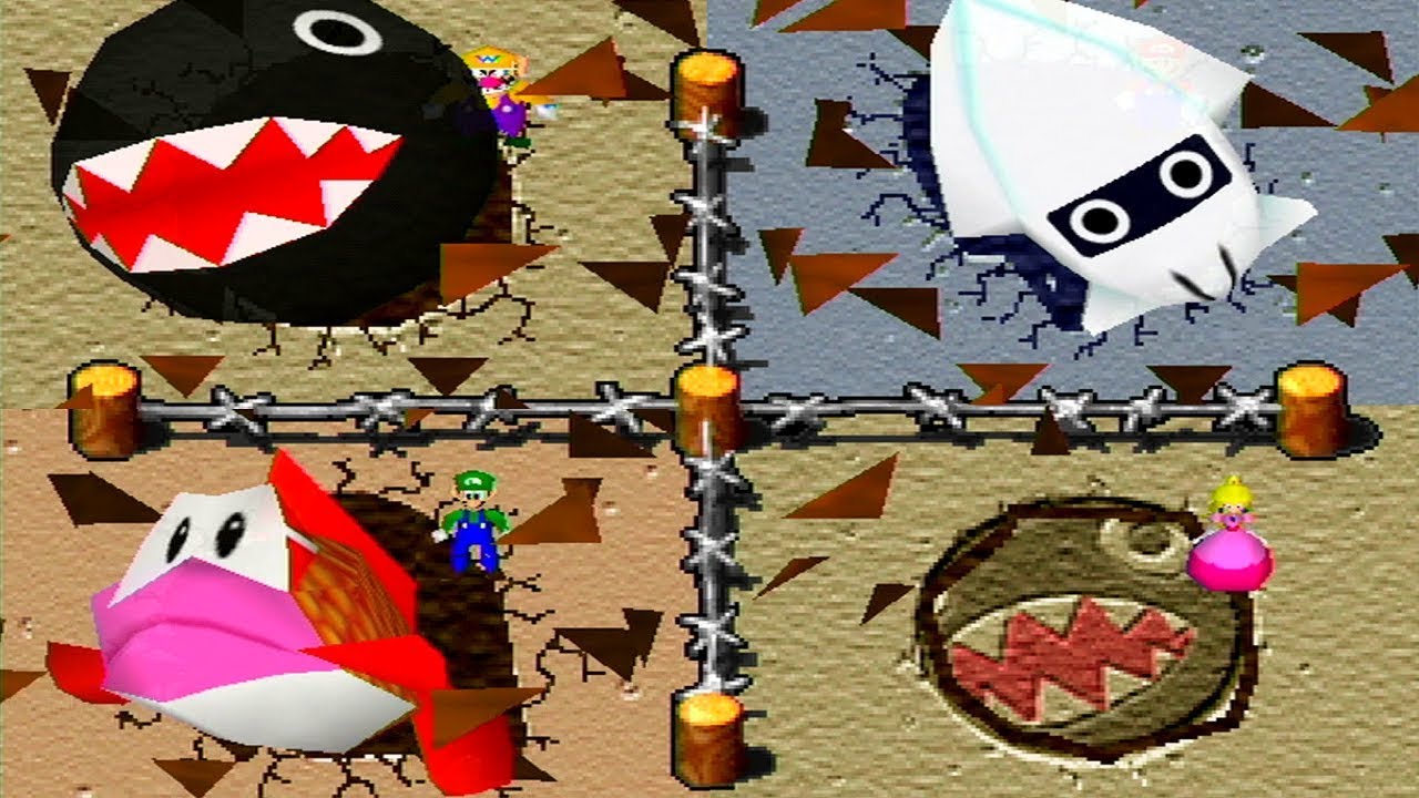Mario Party 2 - All Enemy Minigames