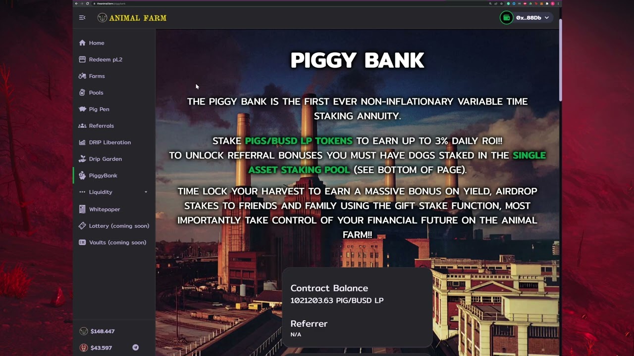 Piggy Bank Update - Forex Shark in Animal Farm Telegram - Timeline