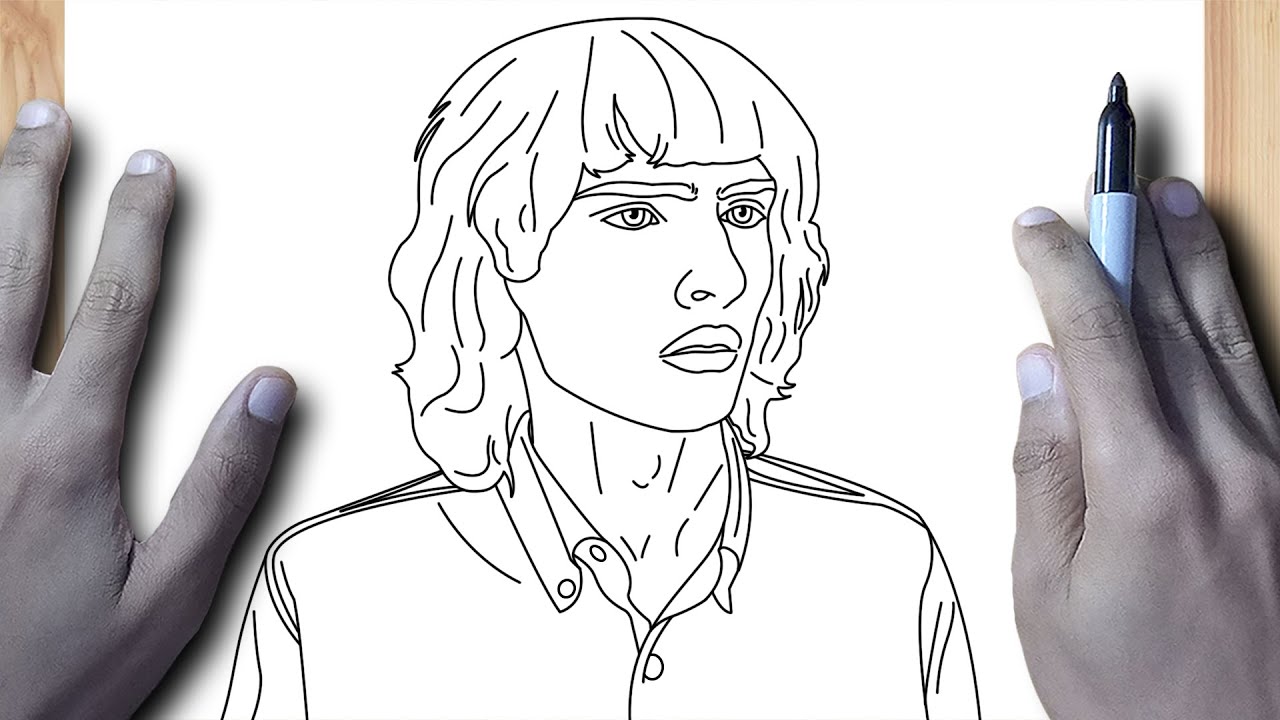 COMO DIBUJAR A MIKE WHEELER - STRANGER THINGS 4