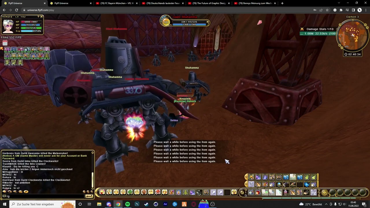 PROOF Giants can drop double unique weapons | FlyFF Universe Totemia