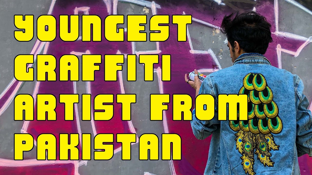 Youngest Graffiti Artist from Pakistan
