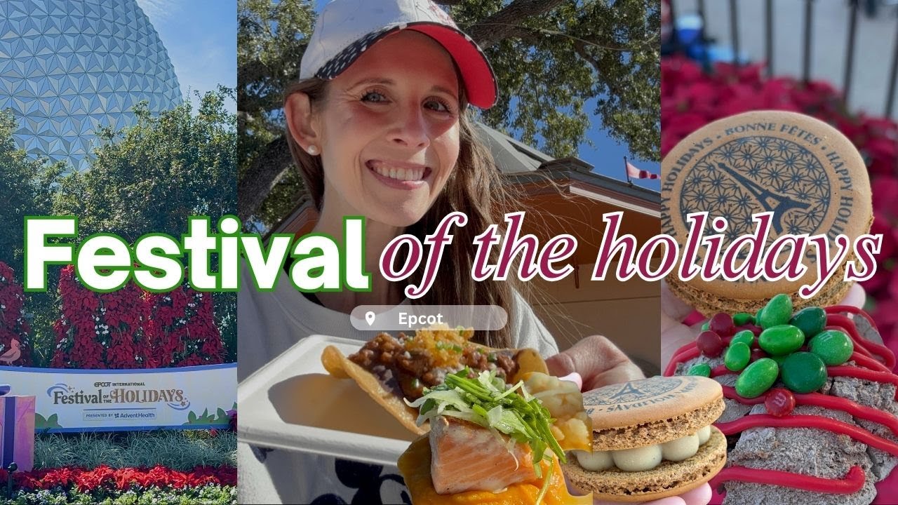 Epcot Festival of the Holidays 2025 ~ Food Recommendations from Opening Day!