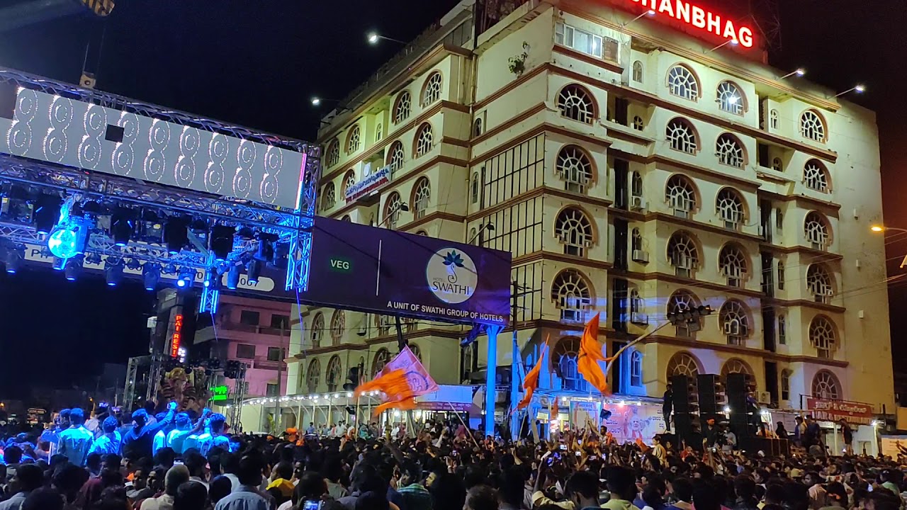 DJ at shanbag circle Hosapete Ganesha visarjan 2019 in Hosapete