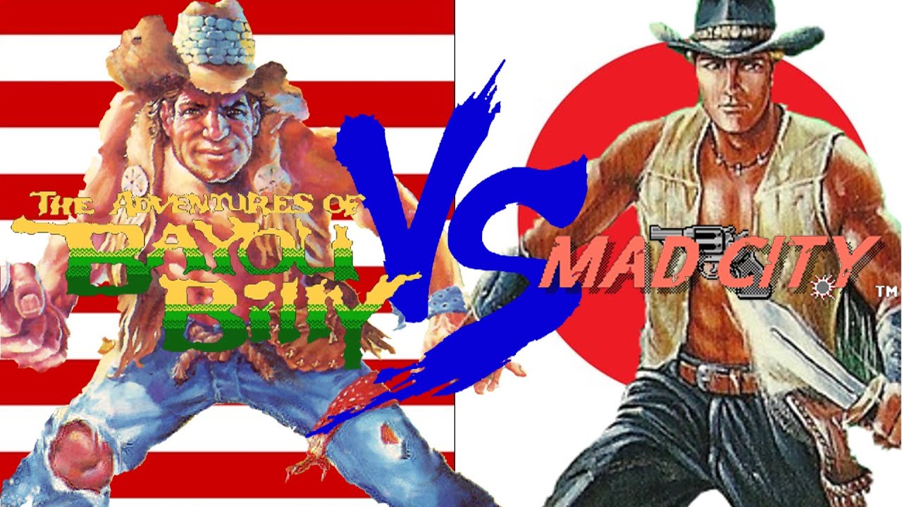 The Adventures of Bayou Billy NES Vs. Mad City Famicom - USA Vs. Japan | Nefarious Wes