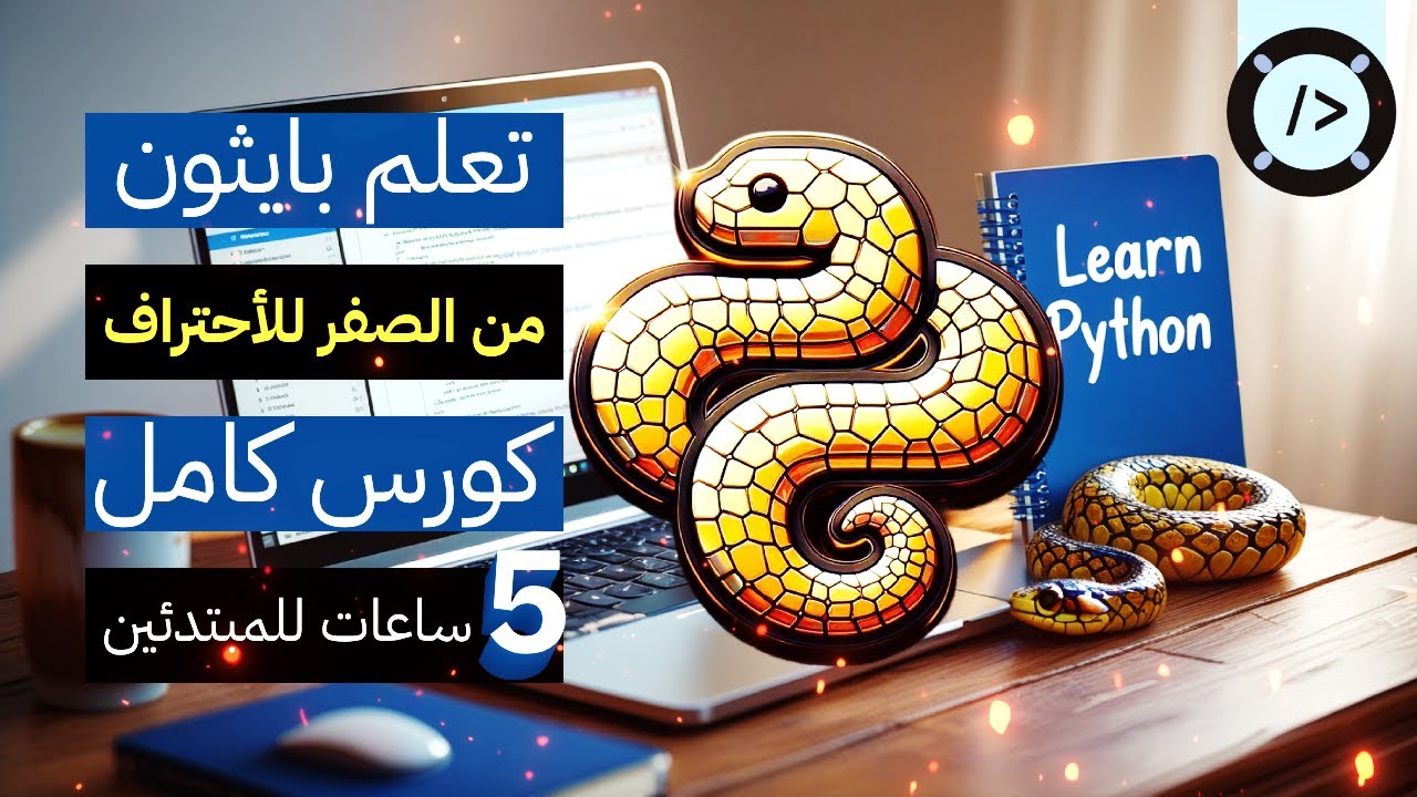 تعلم Python من الصفر إلى الاحتراف 🐍 | كورس كامل (5 ساعات) للمبتدئين