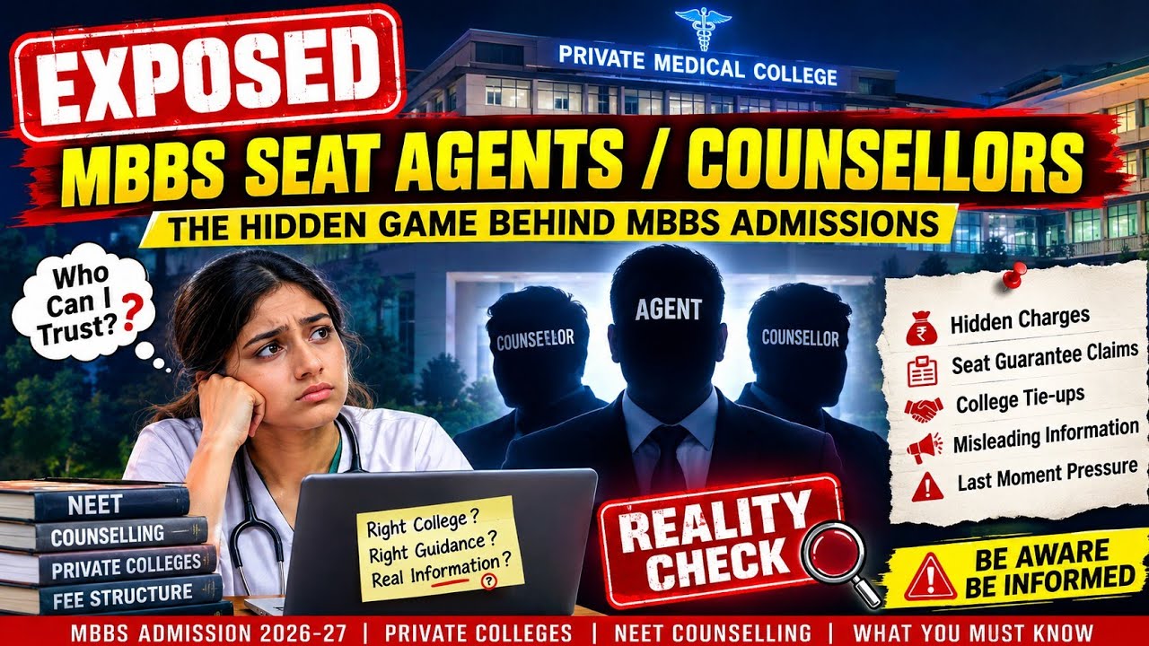 #MBBS SEAT FRAUD: THE TRUTH ABOUT AGENTS/COUNSELLORS | MUST WATCH VIDEO ⚠️⚕️#neet2025 #MbbsAdmission