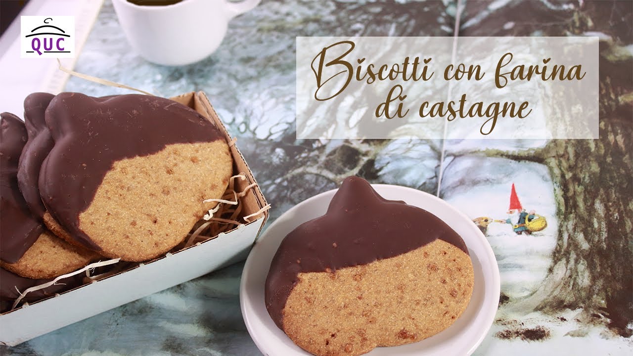 Biscotti maxi con farina di castagne. Le ricette dello chef Laura Quintavalle