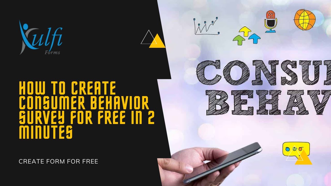 How To Create Consumer Behavior Survey | Survey Questionnaire | Free Survey Form