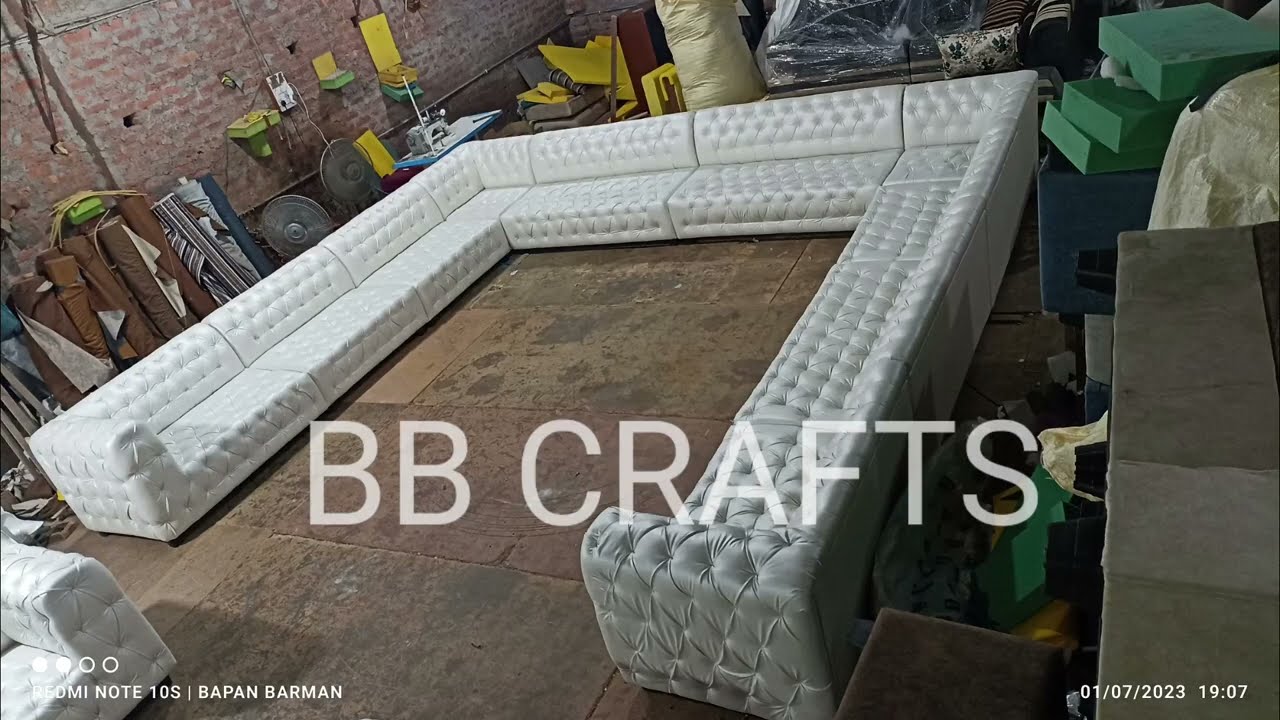 New Milky White Finishing Sofa 🔥🔥 #sofa