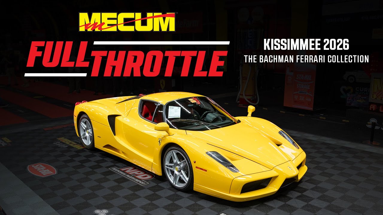 Bachman Ferrari Collection Makes History: $125 Million Sold at Mecum Kissimmee 2026