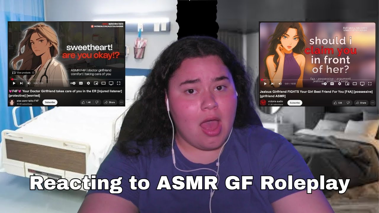 Pochiii reacts to ASMR Girlfriend Roleplay #reaction #asmr