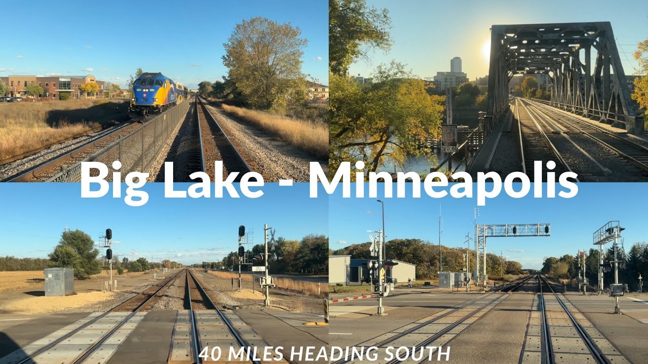 Northstar Commuter Rail Cab Ride from Big Lake, MN to Minneapolis, MN!