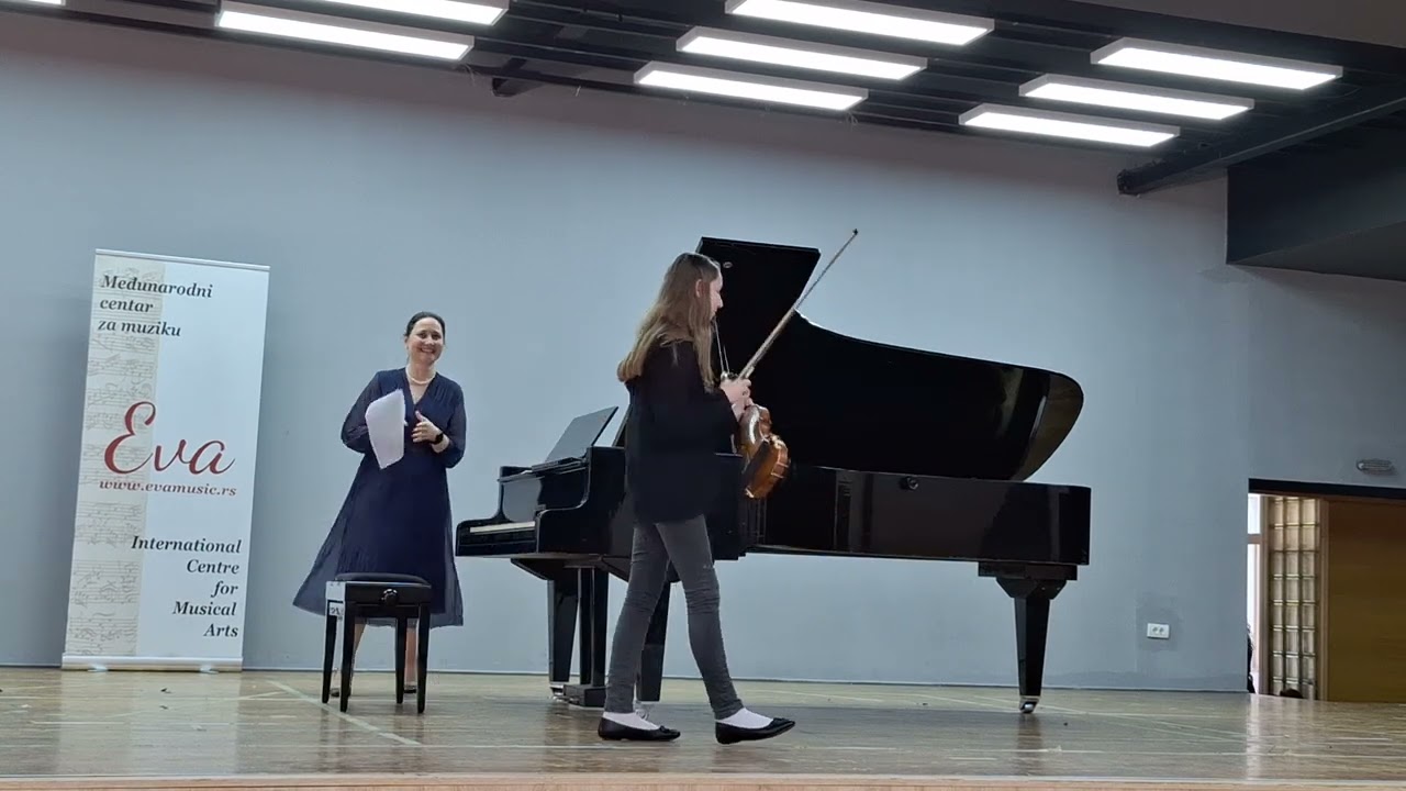 Sonja, violin, grade 5 - D. Kabalevsky – Scherzo