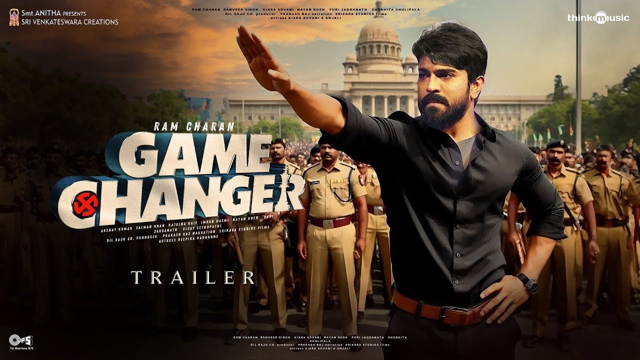 Game Changer - Hindi Trailer | Ram Charan | Kiara Advani | Jayaram | Prakash Raj | Dil Raju, 2025