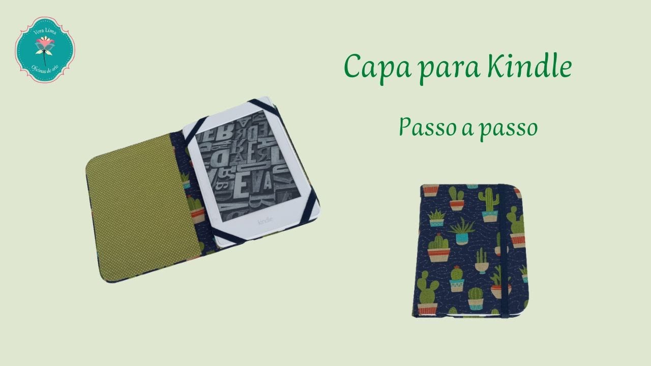 Aprenda a fazer capa para kindle em cartonagem