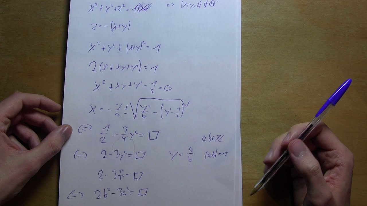 Mathemarius löst die Aufgabe aus dem Bundeswettbewerb Mathematik 2020
