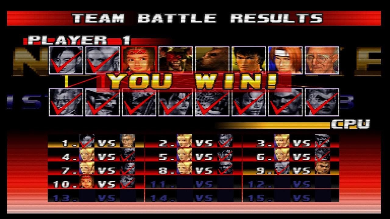 Team Battle Mode Part 68 - Tekken 3 PS 5 Gameplay