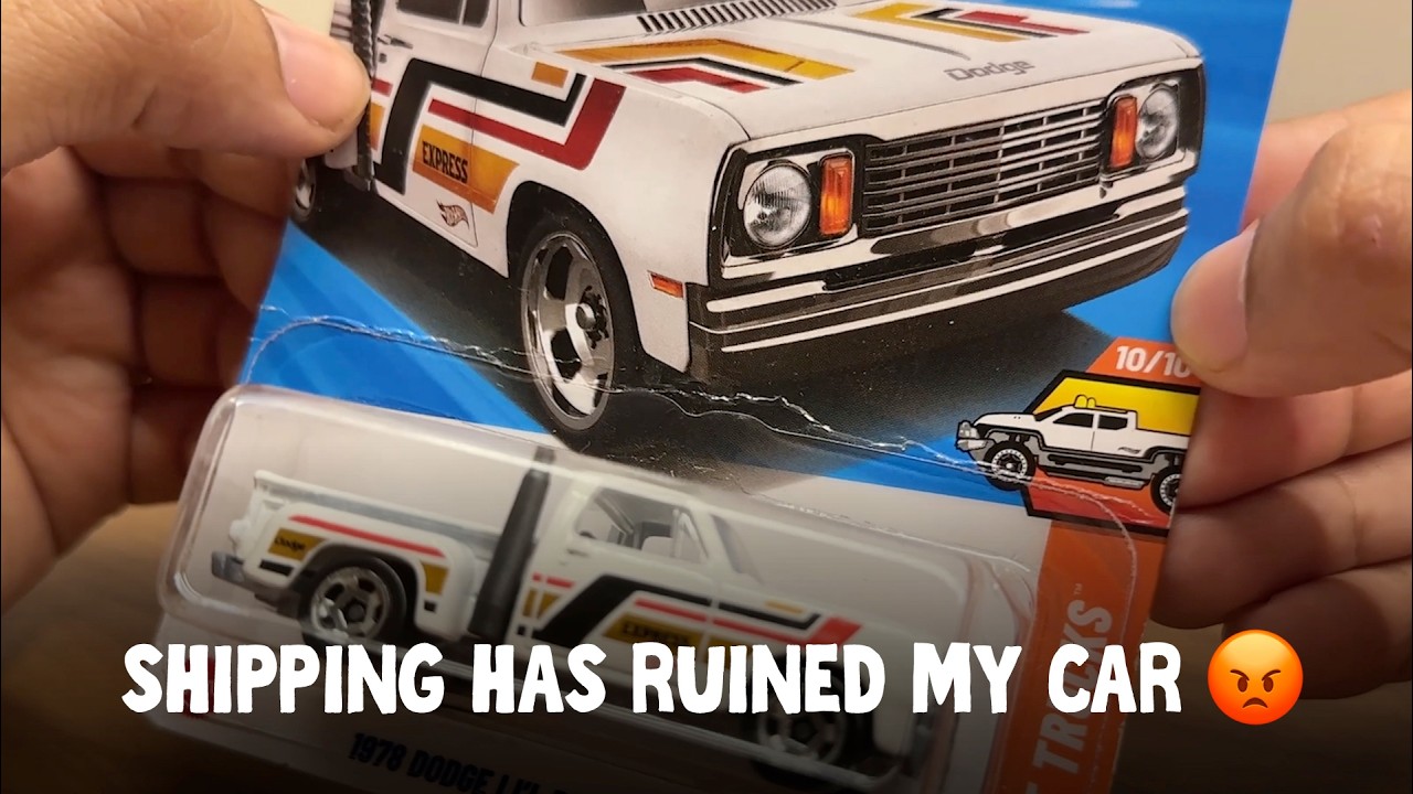Hot Wheels Dodge Truck Unboxing | They ruined the card 😡